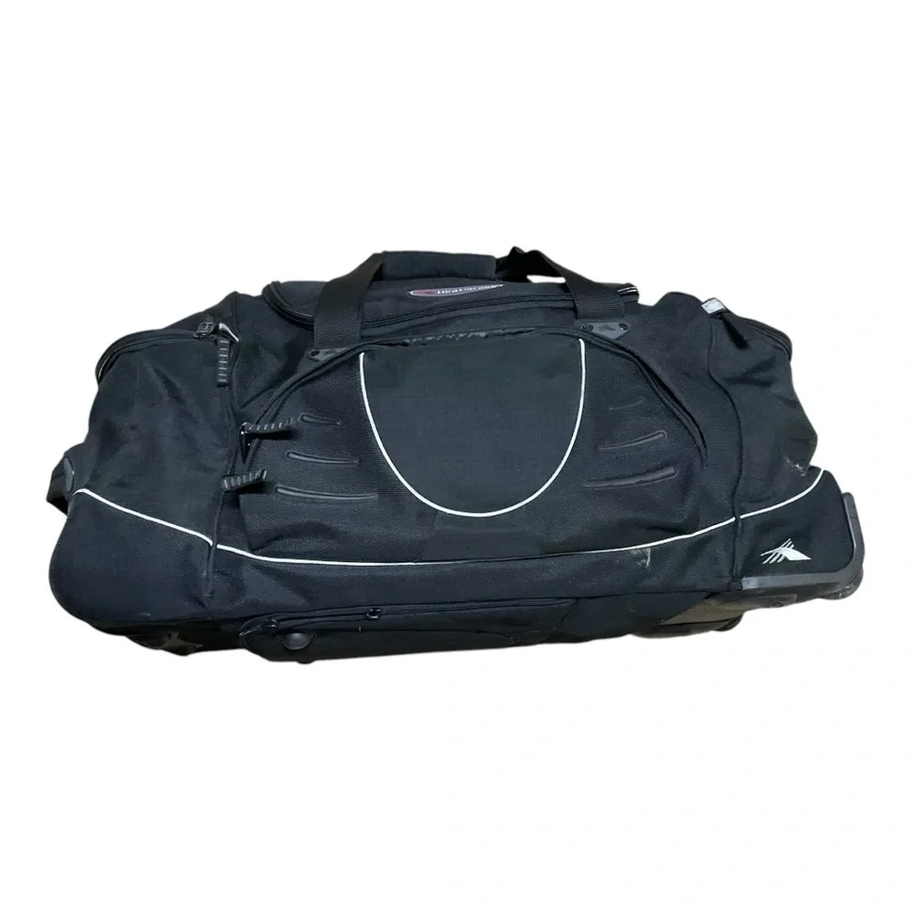 🧳 High Sierra Rolling Duffel Bag Large Travel Luggage Black 2-Wheel Wheeled Bag